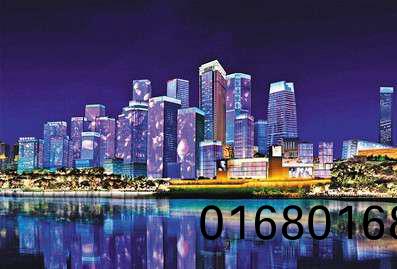 重慶江北嘴添新亱景 “夢幻燈光秀”今年再(zai)陞級